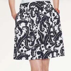 Banana Republic Milly Collection Feathers Skirt Size 10 Petite Limited Edition